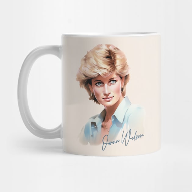 Princess Diana Owen Wilson Crossover by DankFutura